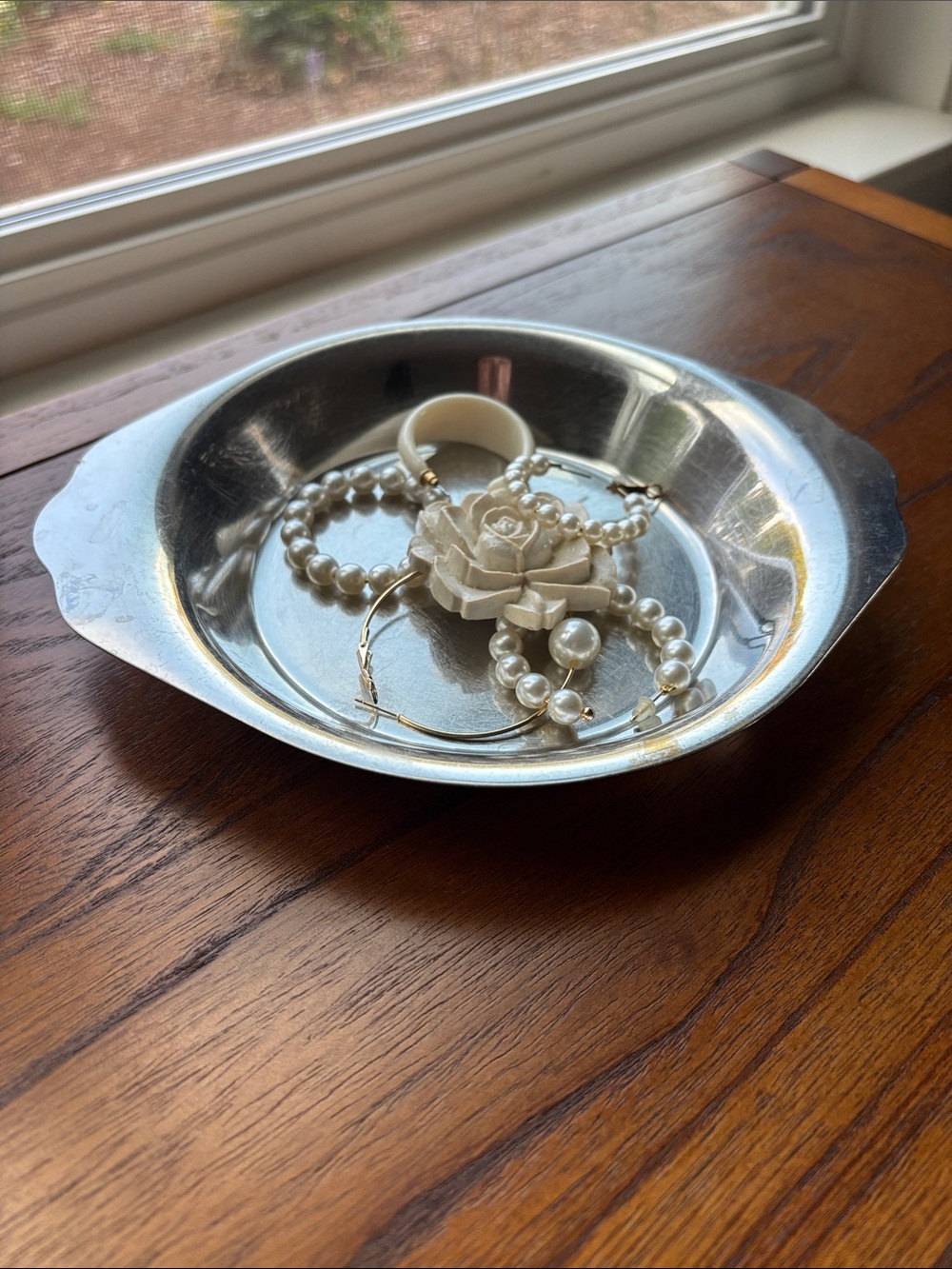 Mini Metal Tray/Dish. Style it your way ❤️Trinkets MCM Vintage